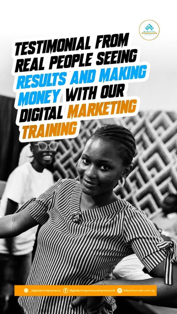 caroline = digital marketing training past student - DEN